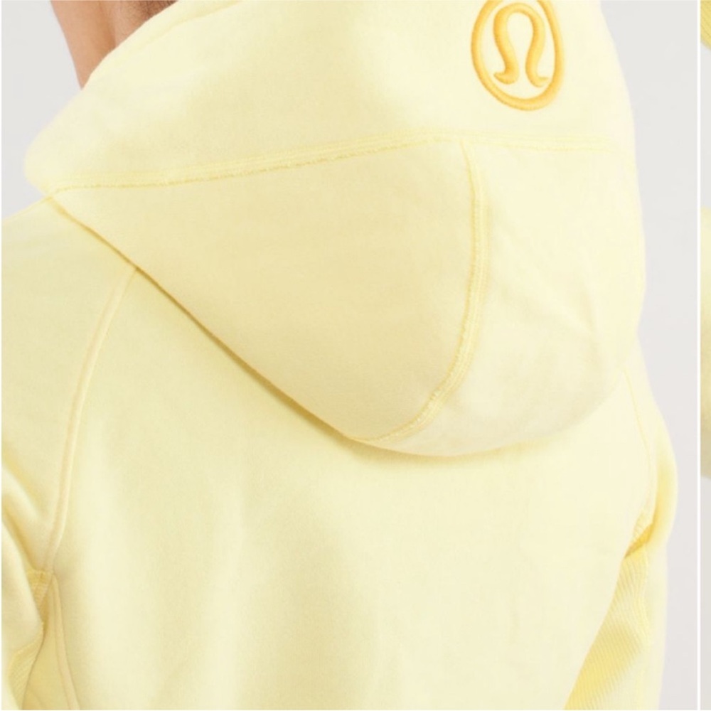 Lululemon Scuba hooded zip up sweatshirt mellow yellow - Picture 2 of 7